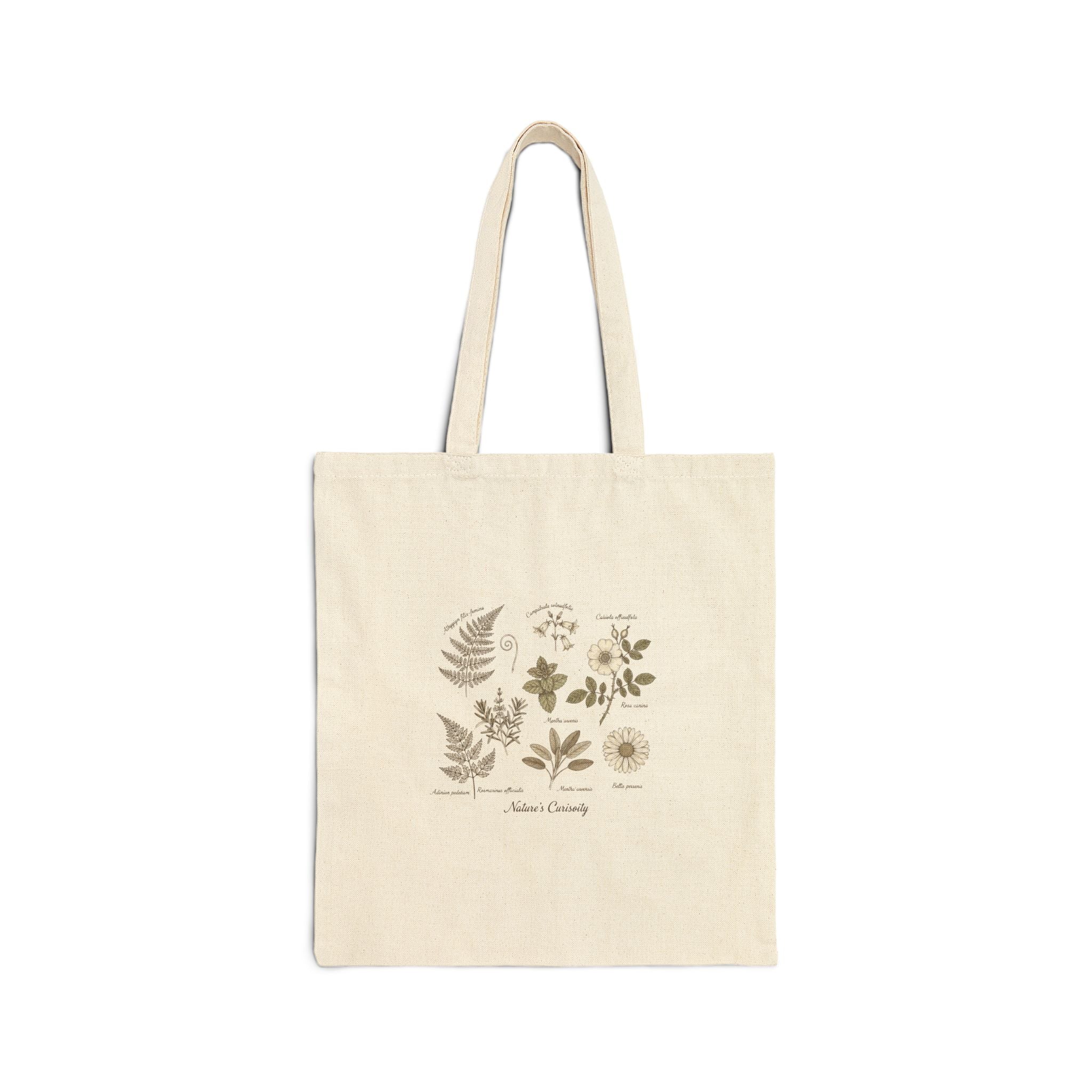 Botanical Illustration Tote | vintage plant diagram, scientific nature art
