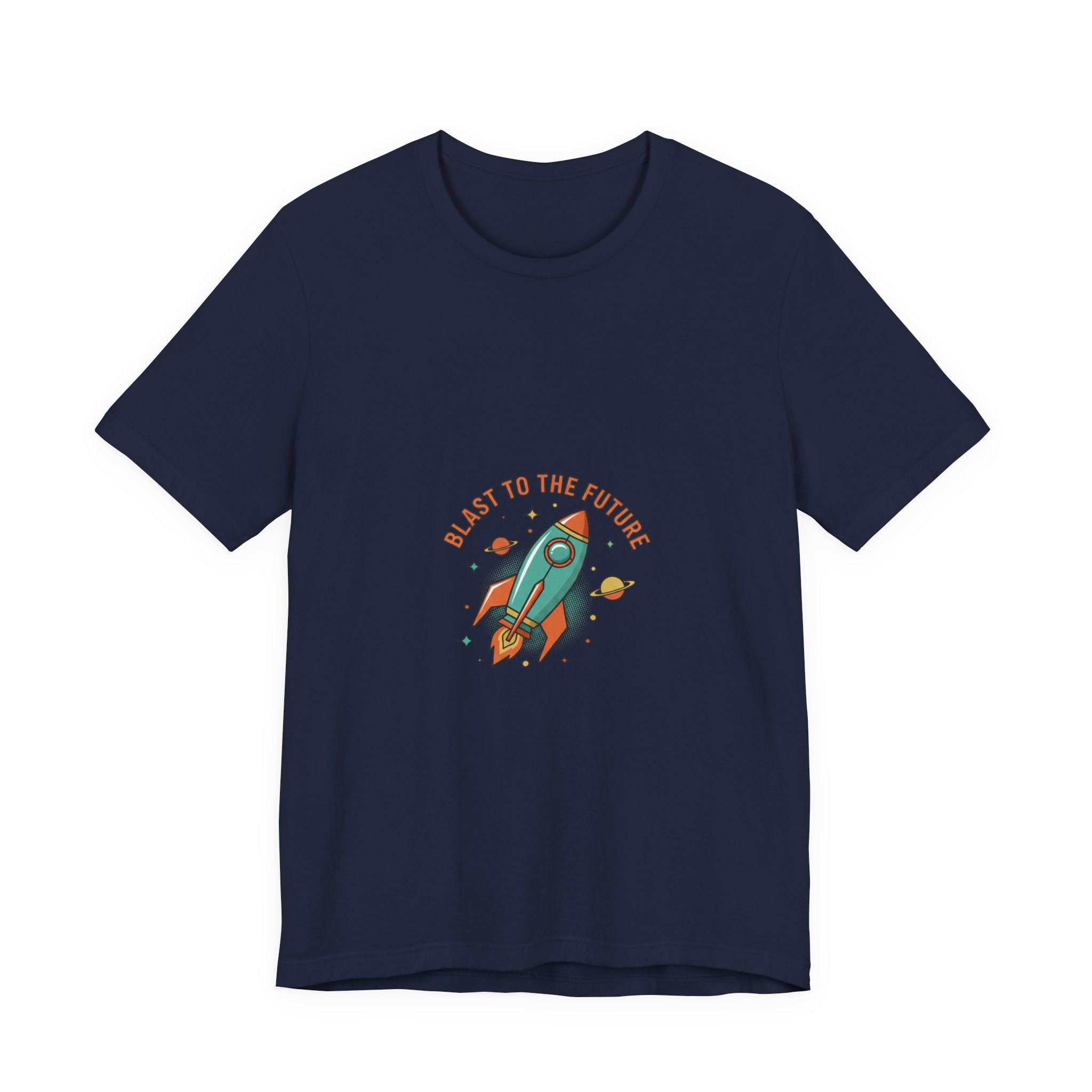 Blast to the Future Rocket Tee | mid-century space art, retro rocket graphic